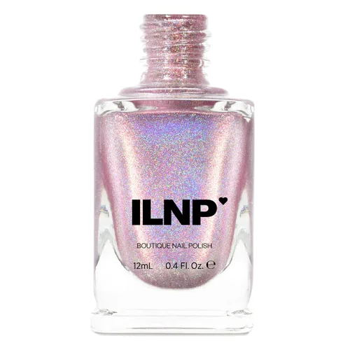 Vista 180 de ILNP 1UP - Esmalte de uñas holográfico, manicura resistente al desprendimiento, laca de uñas de larga duración, acabado suave y brillante,