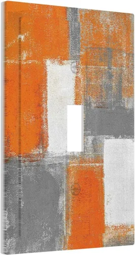 Vista 55 de Cubiertas decorativas para placa de interruptor, bandera estadounidense, receptáculo de 1 banda, placa de pared dúplex, cubierta de interruptor