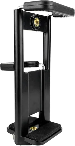 Vista 6 de Acuvar Kit de vlogging premium de 9 piezas para iPhone, Android y cámaras, micrófono, soporte de trípode y luz LED, paquete de YouTube, TikTok