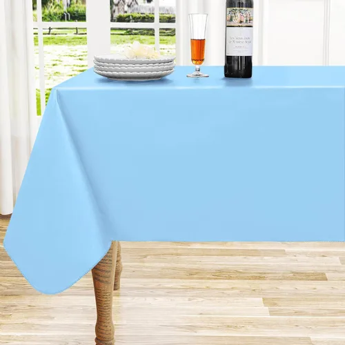 Vista 14 de homing - Mantel cuadrado de vinilo, mantel de plástico impermeable y a prueba de derrames con respaldo de franela, cubierta de mesa fácil de limpiar