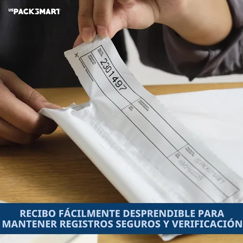Vista 11 de Bolsas de plástico opacas de 9 x 12 pulgadas Depósitos bancarios seguros, manejo de efectivo o transporte seguro de divisas Códigos de barras