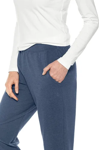 Vista 4 de Coolibar Pantalones Café Ruches UPF 50+ para mujer - Protección solar