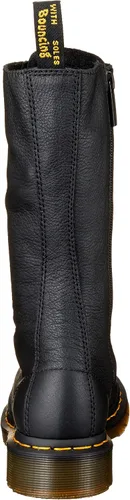 Vista 3 de Dr. Martens, 1B99 14-Eye Lace Up Bota de cuero para mujer, negro, 8.5