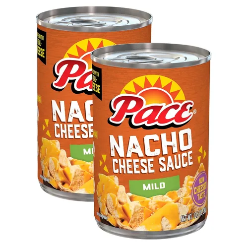 Vista 10 de Salsa de queso para nachos mediana Pace, lata de 10.5 onzas