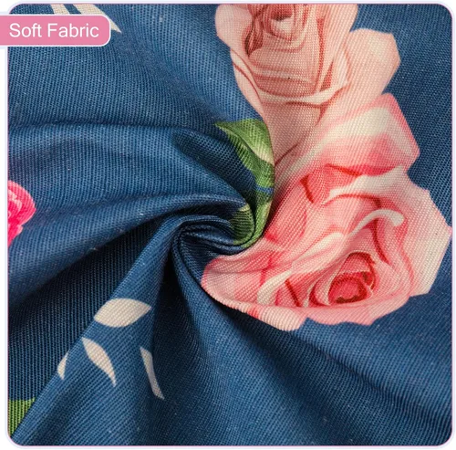 Vista 5 de Paquete de 2 delantales florales para mujer con bolsillos, delantal de cocina ajustable para cocinar, hornear, jardinería, manualidades