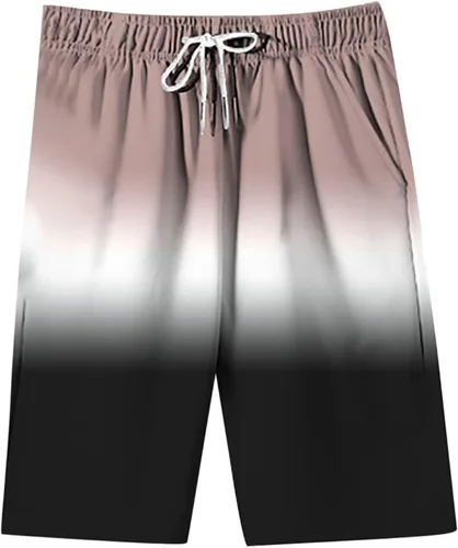 Vista 5 de Conjunto de 2 piezas de verano para hombre, camisa y pantalones cortos, camiseta deportiva muscular, pantalones cortos de playa, conjunto de ropa
