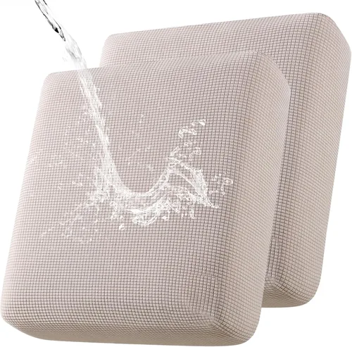 Vista 23 de Funda de cojín de cuero sintético para sofá Fuloon, fundas elásticas impermeables para sofá, funda para asiento de silla de caravana, reemplazo
