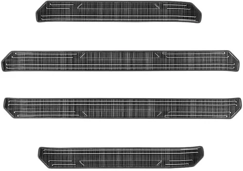 Vista 6 de Protector de placa protectora de umbral de puerta de automóvil, para Toyota Prius 2023 2024, accesorios de cubierta de acero inoxidable (exterior)