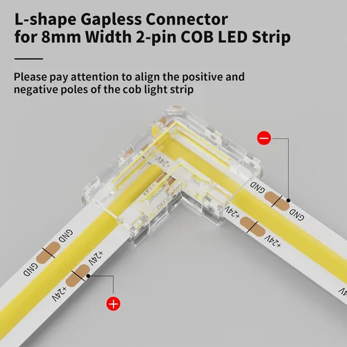 Vista 6 de PAUTIX COB - Tira de luces LED blancas de 5000 K, 20 pies/20.0 ft, cinta LED flexible CRI90+, DC24V para proyectos de iluminación de bricolaje