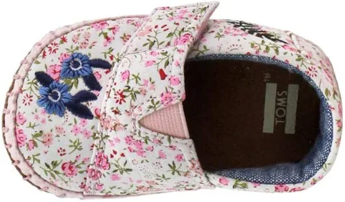 Vista 6 de TOMS - Zapatos casuales para niña bebé color rosa