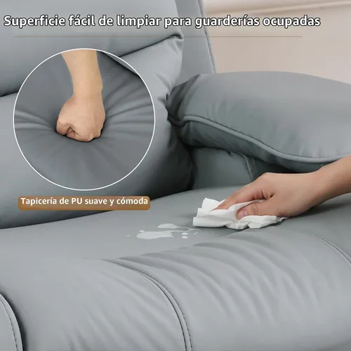 Vista 6 de Olela Power Glider - Silla reclinable para guardería, mecedora giratoria Gris oscuro