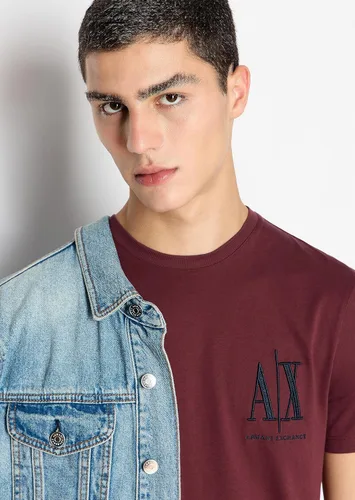Vista 5 de AX ARMANI EXCHANGE Icon Chest Graphic - Camiseta para hombre