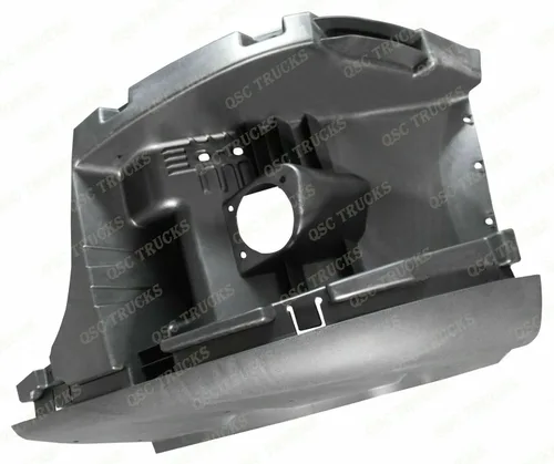 Vista 3 de QSC Truck Parts Juego de 6 piezas de parachoques con rejilla de luz antiniebla para Freightliner Cascadia 08-17