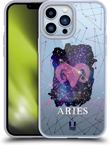 Vista 17 de Head Case Designs Aquarius Zodiac Constellation - Funda de gel suave compatible con Apple iPhone 13 Pro Max