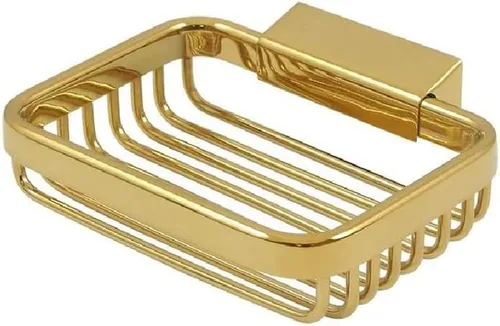 Vista 2 de Deltana WBR4535U15 Cesta de alambre rectangular con soporte de jabón de 4 1/2 pulgadas Níquel