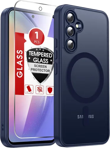 Vista 330 de LeYi Funda para teléfono Samsung-S23: protector de pantalla e imán MagSafe Púrpura