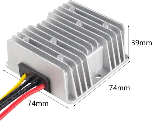 Vista 2 de TOP-VIGOR Convertidor de voltaje CC/DC 12V a 48V 3A 144W Convertidor Step Up, Impermeable IP68 Boost Convertidor Regulador Transformador