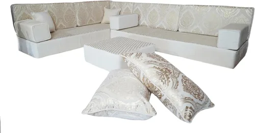 Vista 20 de arabicsofa Sofá de Majlis Árabe – Asientos de Piso Modulares Hechos a Mano