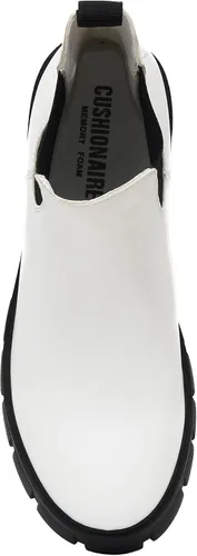 Vista 5 de CUSHIONAIRE Sasha - Botas Chelsea sin cordones para mujer espuma viscoelástica Negro