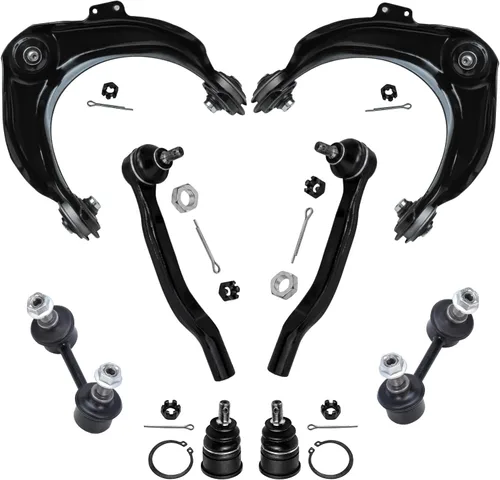 Vista 163 de Detroit Axle - Kit de brazos de control de extremo de 8 piezas para Toyota 2001-2003 Highlander 2002-2003 Camry Lexus ES300, 2 conjuntos de brazos