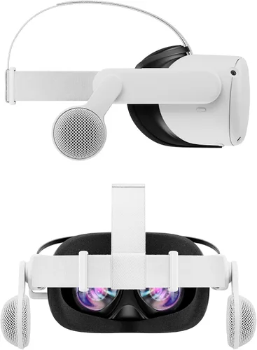 Vista 6 de Logitech Chorus VR - Auriculares todoterreno para Meta Quest 2, diseñados para juegos y entrenamiento de realidad virtual, ligeros, audio inmersivo