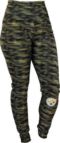 Vista 43 de Zubaz NFL Mallas para mujer de longitud completa de cintura alta básica 1.0