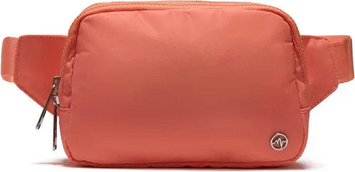 Vista 19 de Bolsa de Cinturón Pander Grande 2L, Riñonera de Nylon para Mujeres y Hombres con Correa Ajustable Negro Onyx