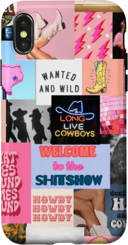 Vista 5 de Pink Western Indie Cowgirl Aesthetic Yeehaw Howdy Country - Carcasa para iPhone 17
