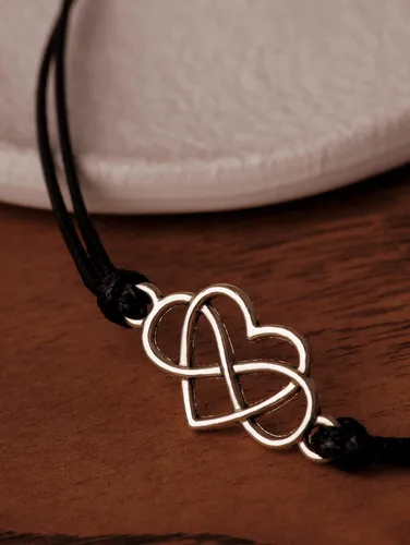 Vista 6 de Sacina Gargantilla gótica gótica, estilo hippie, estilo hippie, de piel sintética, delicada, negra, regalo de joyería para mujeres y niñas