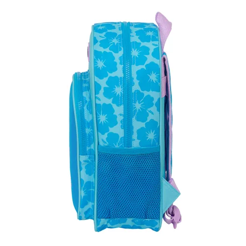 Vista 4 de Mochila Escolar Lilo & Stitch Hawaii Azul 26 x 34 x 11 cm