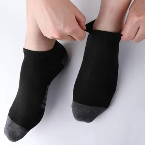 Vista 2 de COOVAN Mens Ankle Socks 8 Pairs Low Cut Sock 8 Pack Casual Short Sock Size 10-13