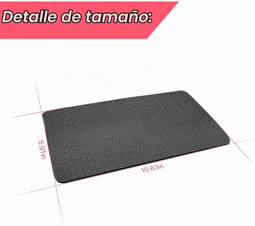 Vista 2 de Alfombrilla antideslizante para salpicadero de coche, de goma, 10.6 x 5.9, universal, adhesiva, mágica, para teléfonos, gafas de sol, llaves