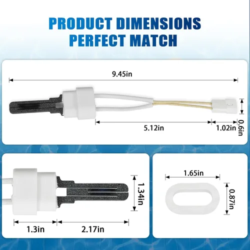 Vista 3 de 77707-0054 Kit de juntas de encendido para calentadores de piscina y spa Pentair Sta-Rite Max-E-Therm MasterTemp 200/250/300/400