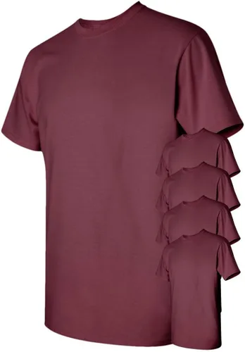 Vista 191 de Gildan Camiseta G500 para hombre Ceniza/baya