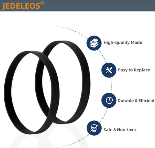 Vista 2 de JEDELEOS Correas de repuesto para modelos de vacío giratorios de aire Black and Decker BDASV101 BDASV102 BDASV103 BDASV104 BDASL201 BDASL202