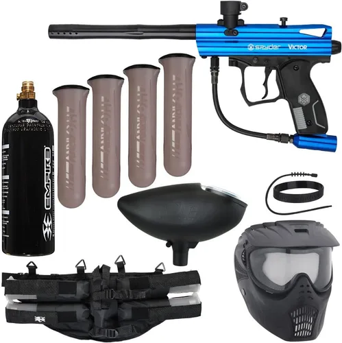 Vista 12 de Action Village Kit de Paquete de Pistola de Paintball Kingman Spyder Epic (Victor)