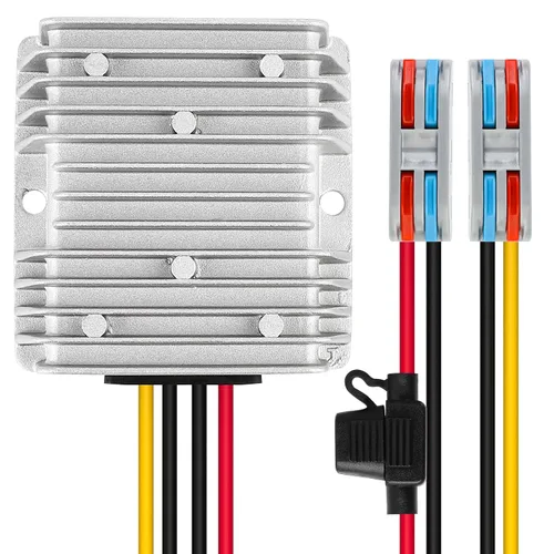 Vista 9 de Convertidor reductor de voltaje DC 8V-40V a 12V 3A 36W Regulador de voltaje automático reductor de voltaje, convertidor de potencia, módulo