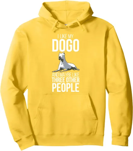 Vista 6 de Dogo Argentino Dog Pet Love Rescue Retro Hombres Mujeres Bark Pullover Hoodie