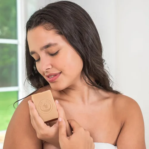 Vista 5 de Ancient Greek Remedy Jabón orgánico facial y corporal para piel seca, normal y sensible. Tratamiento de lavado suave para mujeres, hombres, paquete