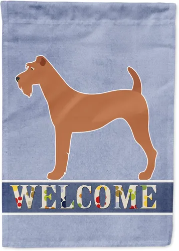 Vista 17 de Caroline's Treasures BB8334GF AIDI Bandera de jardín para perro de montaña del Atlas, bandera de buzón azul, bandera decorativa para patio exterior