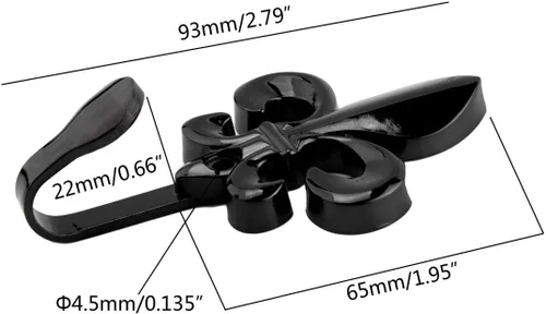 Vista 3 de Ganchos decorativos para toallas de baño, ganchos de pared para abrigos, ganchos de metal resistentes, ganchos colgantes para colgar llaves, bolso