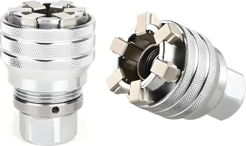 Vista 9 de [2PCS] Llave de vaso universal súper para estándar 1/4'' - 3/4'', 7mm-19mm métrico, llave de vaso ajustable multifunción con llave de trinquete, kit