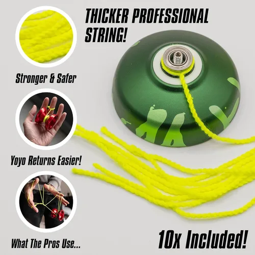 Vista 4 de REVLO Un yoyo profesional de alta gama El Yo Yo para adultos con cuerda profesional incluida Cambia fácilmente entre Yoyoing sensible