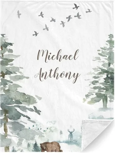 Vista 9 de Manta de bebé personalizada para niños y niñas, manta de bebé personalizada con nombre, regalos personalizados para baby shower, mantas recibidoras