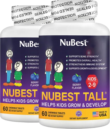Vista 8 de NuBest Tall Kids - Ayuda a los niños a crecer y desarrollarse saludablemente - Apoyo a la inmunidad y la fuerza ósea - Multivitaminas y minerales