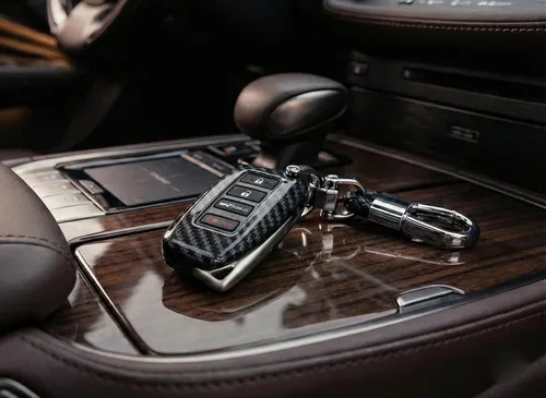 Vista 4 de iJDMTOY - Funda de plástico duro para llavero Lexus ES/is/GS/RC/NX/RX/LX Negro