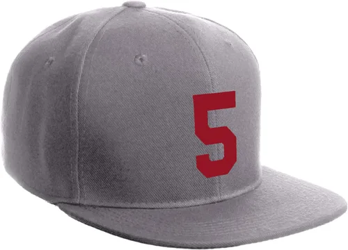 Vista 114 de Número de equipo modificado para requisitos particulares del jugador del color del sombrero del Snapback de la visera plana clásica de la visera
