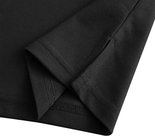 Vista 7 de MOHEEN Men's Zipper Polo Shirt Quick Dry Performance Short Sleeve Athletic Casual Collared Golf Shirts for Men with Pocket