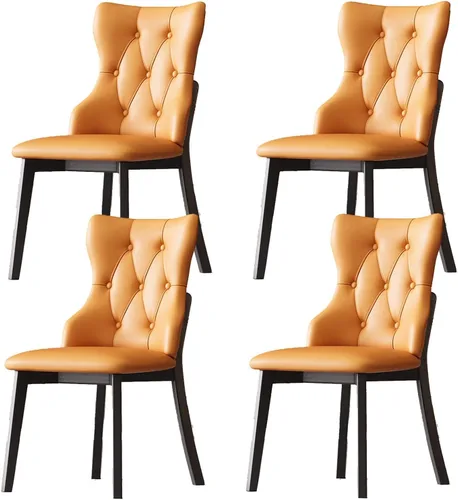 Vista 24 de Upholstered Dining Chairs Set, Modern Kitchen Dining Chairs Backrest Reading Office Desk Chair, for Living Room & Bedroom, Living Room, Home