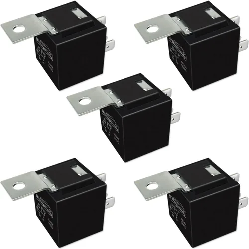 Vista 8 de Relé para automóvil de 4 pines 12 V 40/30 amperios, interruptores y arrancadores automáticos Spst de 12 voltios, paquete de 25